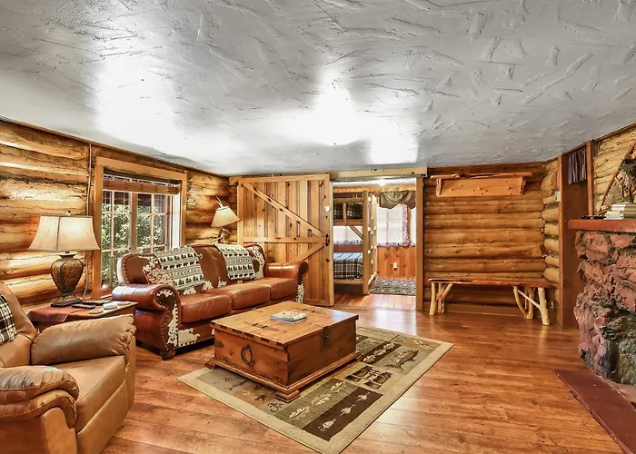 Villa Rustic Star Authentic Log In The Woods Near The Grand Canyon Flagstaff Williams *